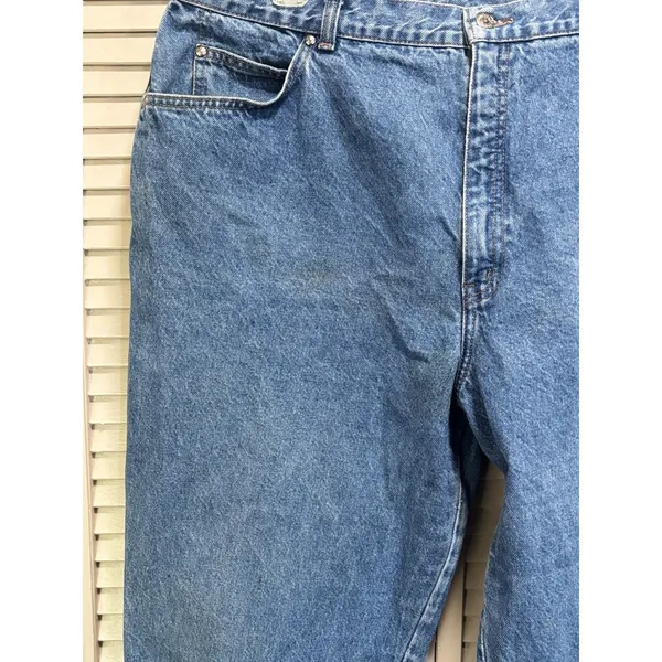 Vintage Levis 900 Series Silverta Med Wash Zip Logo Tapered Leg Size 26 Mid Rise - Image 2