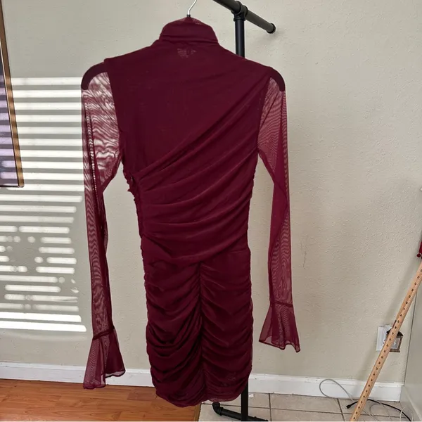 HOUSE OF CB 'Lucasta' Mulberry Gathered Mini Dress‎ NWOT XS - Image 9
