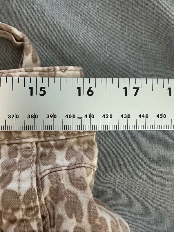 Anthropologie The Wanderer Leopard Print Cargo Pants Size 30 Belted Utility - Image 8
