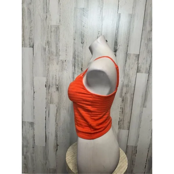 Derek heart orange blouse tank top - Image 3
