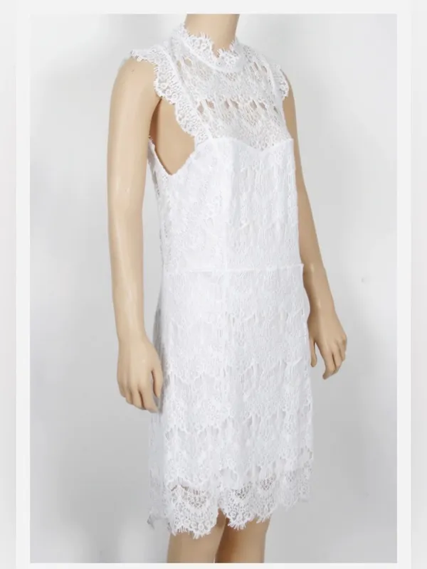 NWT intimately‎ Free People daydream lace minidress white size medium - Image 3