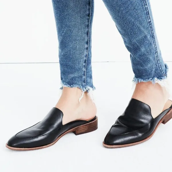 Madewell Frances Loafer Mule Size 7.5 - Image 3