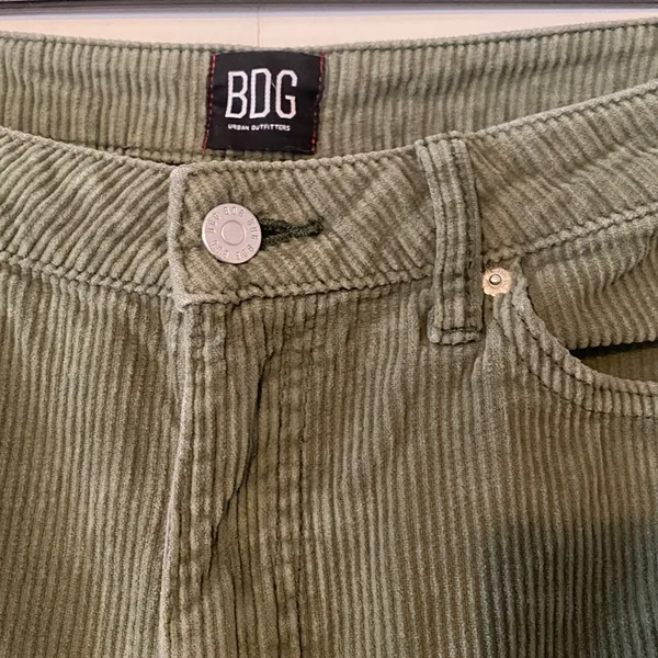 BDG Sage Green Corduroy Pants - Image 2