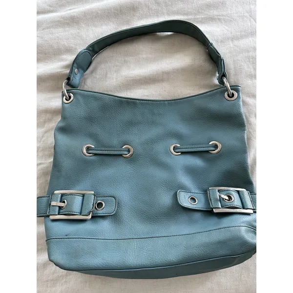 Sag Harbor Pebble Blue Shoulder Bag - Image 3
