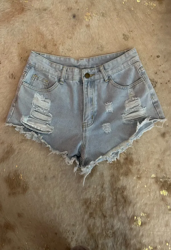 Distressed frayed shorts - Image 2