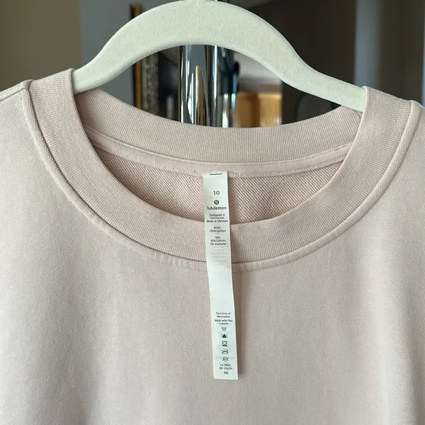 Lululemon Perfectly Oversized Crew • Pink Bliss - Image 2