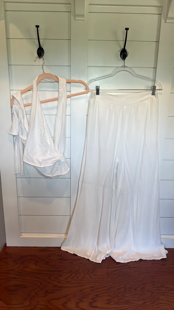 2 piece set White Size L - Image 2