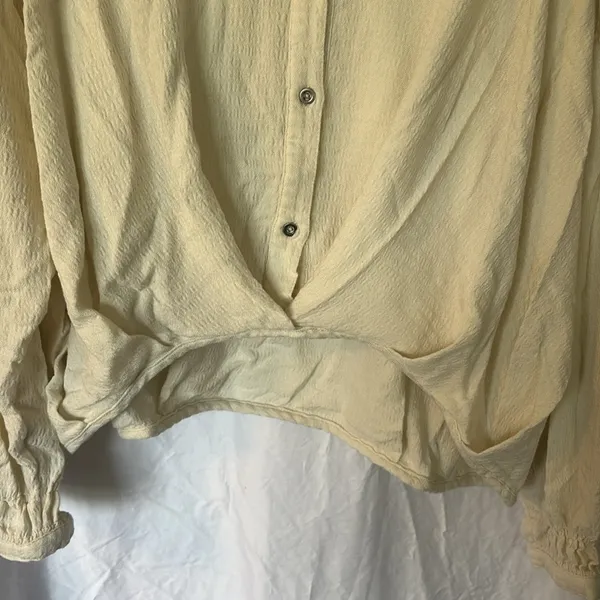 We The Free (Free people) Rockaway Oversized Ivory Top Women’s Size Medium - Image 8