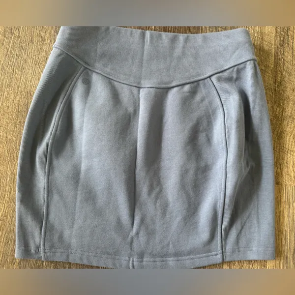 **NWT Lululemon Scuba High-Rise Mini Skirt | Oasis Blue | Size Medium **‎ - Image 5