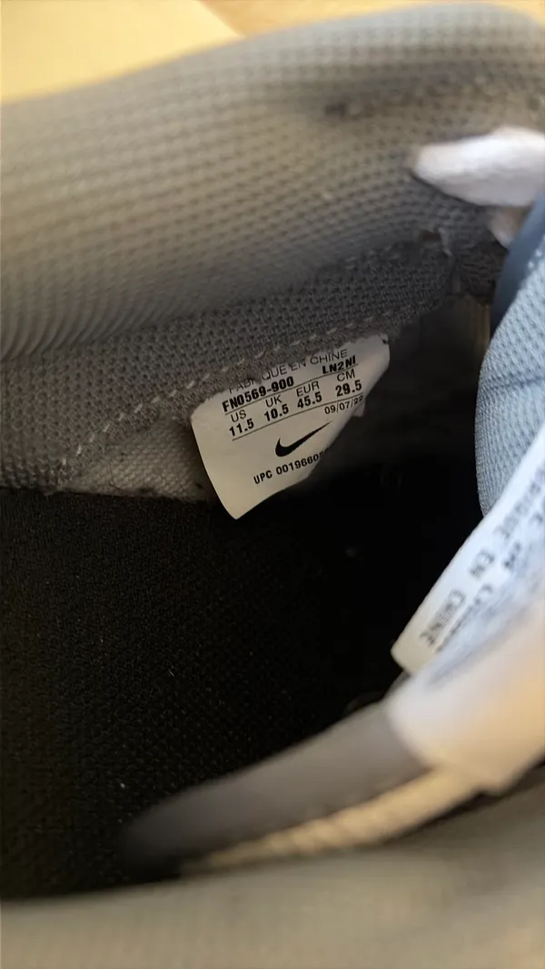 Men’s Nike Dunk Low Blue/Grey - Image 2