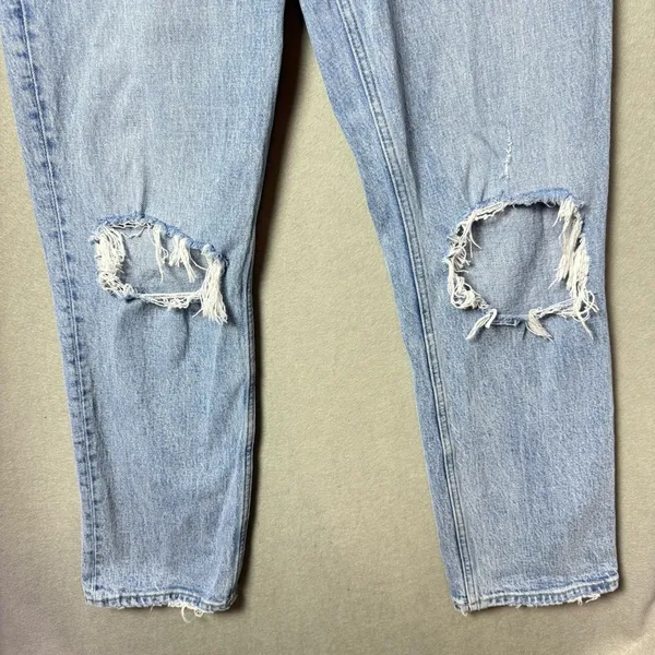 Abercrombie Womens Curve Love The 90’s Straight Ultra High-Rise Jeans 28 - Image 4