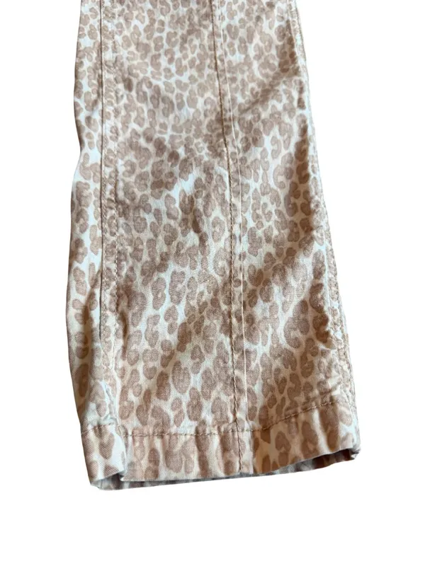 Anthropologie The Wanderer Animal Print Pants Trousers Cropped Length Size 28 - Image 4