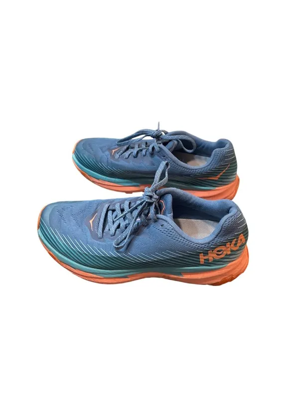 Hoka One Torrent 2 womens blue pink hiking running sneakers sz 10 SKU 10-359 - Image 3