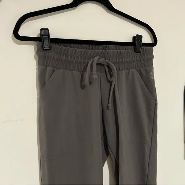 Free People‎ Movement Gray Elastic Waist Jogger Pants Size Small - Image 3