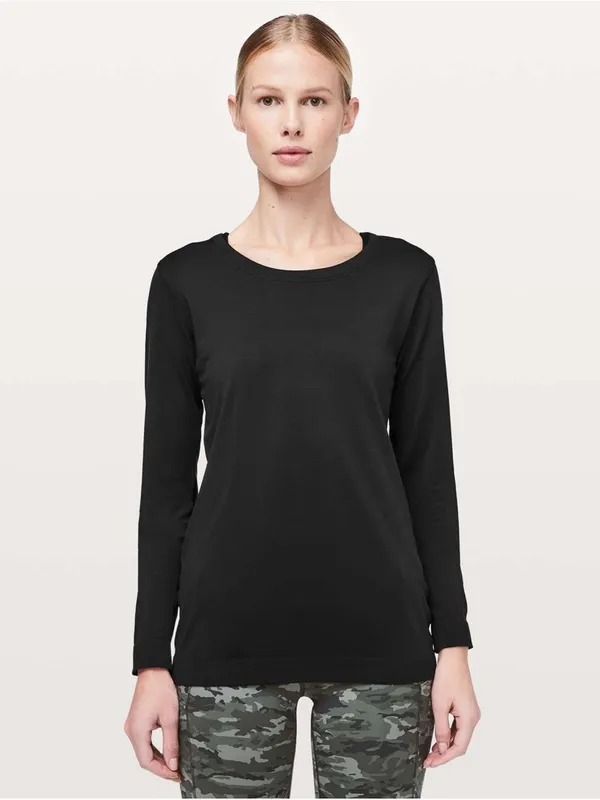LULULEMON Swiftly Tech Long Sleeve Breeze Relaxed Fit Black Second Release M - Image 5