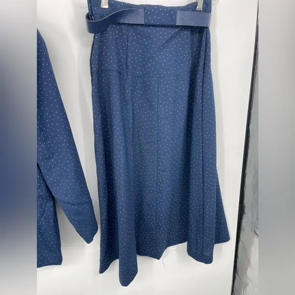 Innervisions by‎ shipnshore size 10 blue and white polka dots skirt set - Image 11