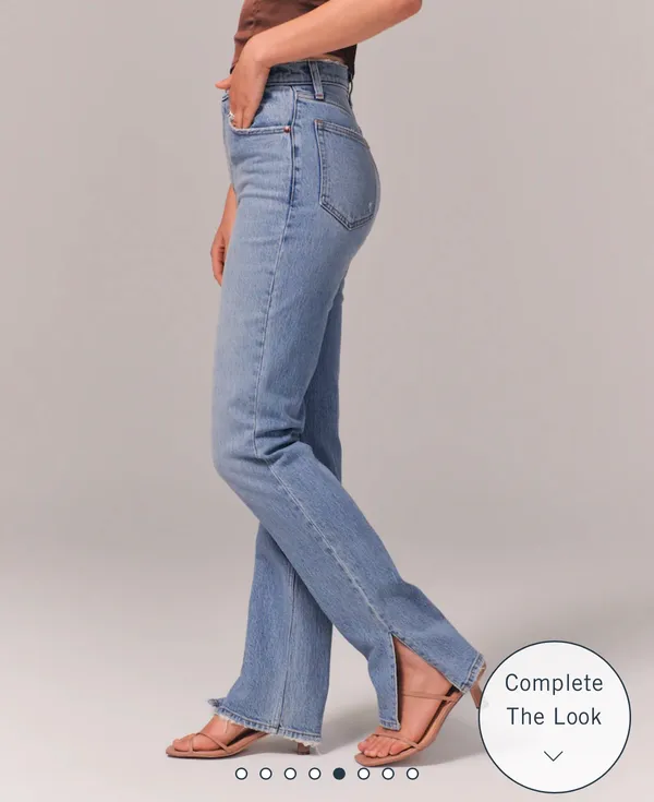 Abercrombie Women's Ultra High Rise 90s Straight Jean - Image 3