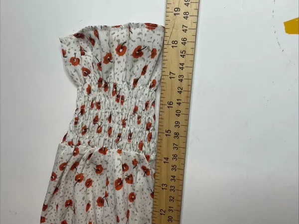 Nasty Gal Plant You See Maxi Dress, Size 4 Deep V-neck Floral Retro 70s Inspired - Image 10