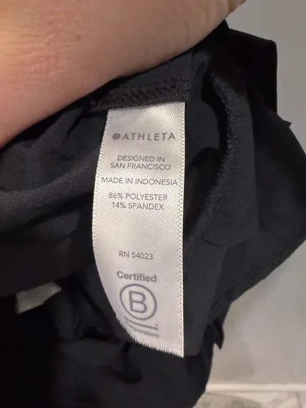 Athleta Tie Waist Paper Bag Waist Skyline Short II Black - Image 10