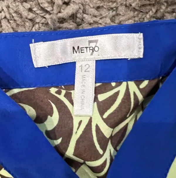 Metro 7 Y2K Tropical Print Tank Top - Image 3