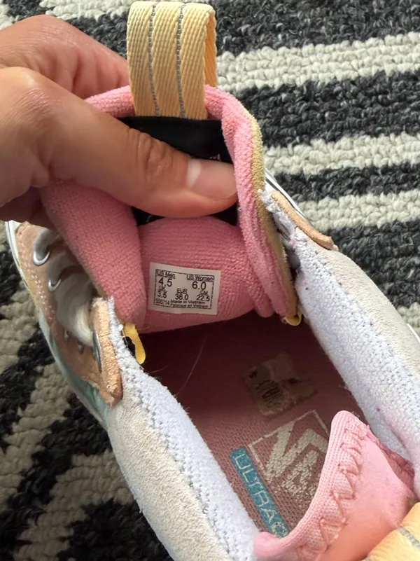 Vans Pastel Multi-Color Suede High-Top Sneaker Sk8-Hi MTE 2.0 DX SZ 6 Women’s - Image 8