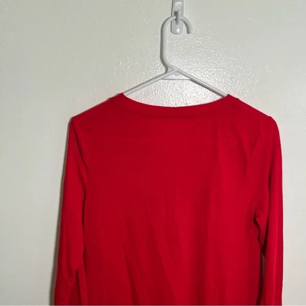 Isabel Maternity Women's Size Small Santa Baby Holiday Graphic Long Sleeve Tee‎ - Image 7