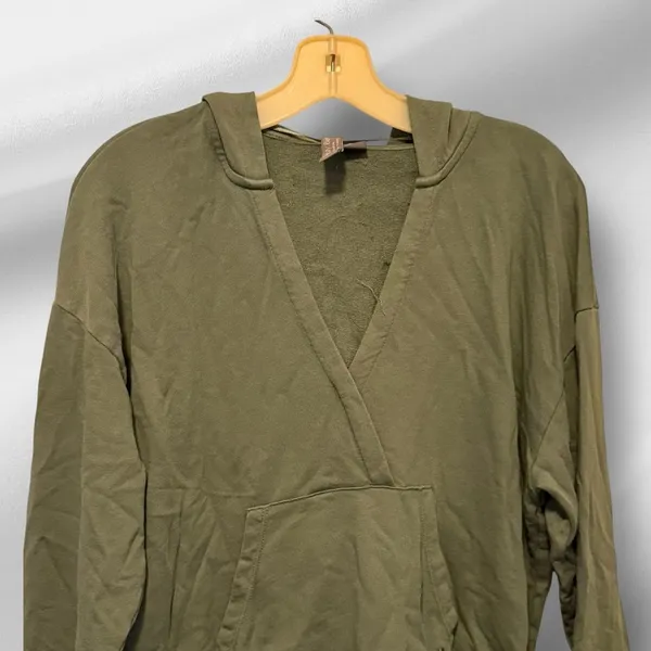Sweaty‎ Betty Green Pullover Hoody Shirt - Image 2