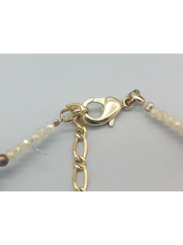 RUSH by Denis & Charles 44” Faux Pearl Crystal Bead Flapper Length Necklace - Image 8