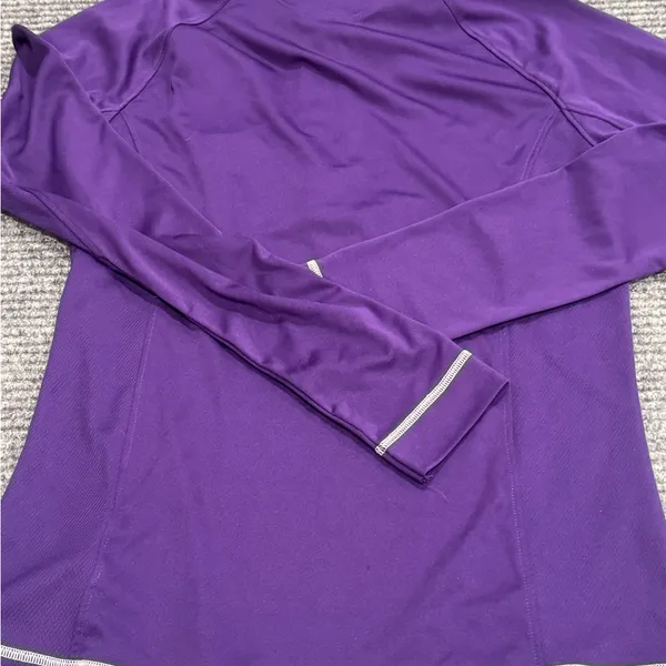 Cutter & Buck Clemson Tigers‎ Retro Purple Athletic DryTec Top Sz XS - Image 3