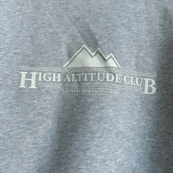 Aritzia Tna Cozy Fleece Boyfriend High Altitude Club Crew Sweatshirt Size Small - Image 3