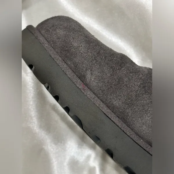 Ugg Cory II Suede Short Ankle Boots 5 Charcoal Gray Minimal Classic Mini Fall - Image 14
