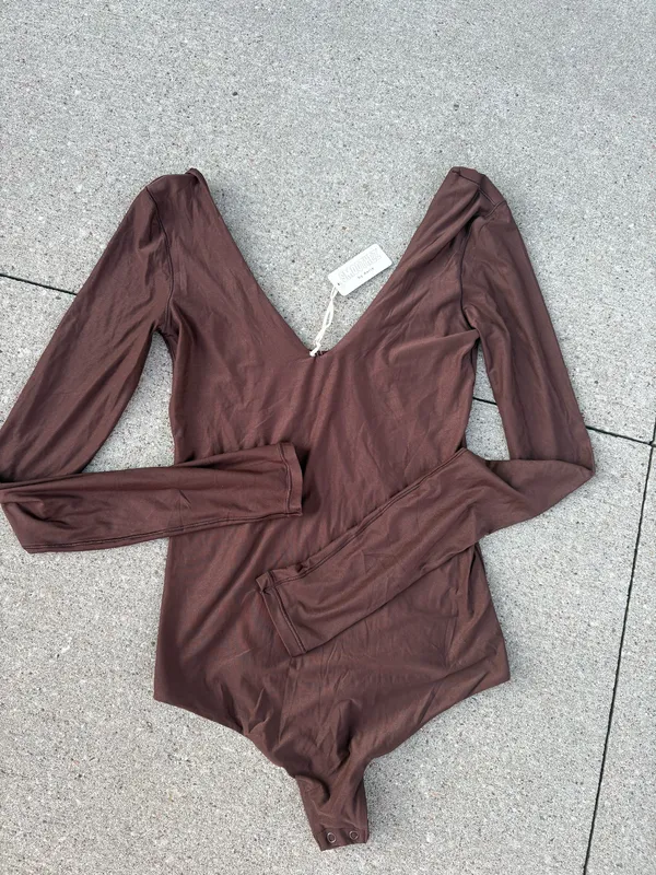 Aerie Mocha Bodysuit NWT - Image 3