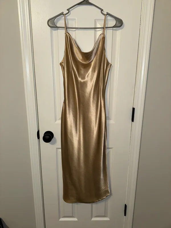 Birdy Grey Champagne Midi Dress - Image 5