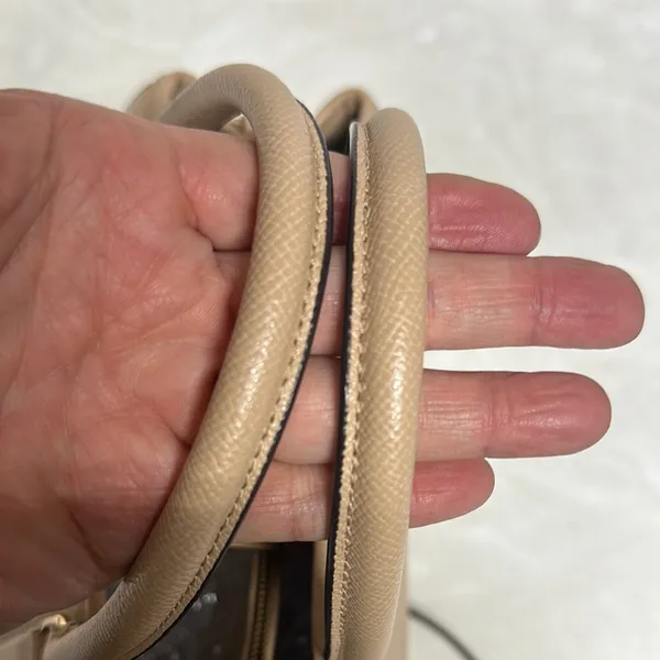 Coach Margot Carryall in Crossgrain Leather F57527 MSRP 395 - Image 7