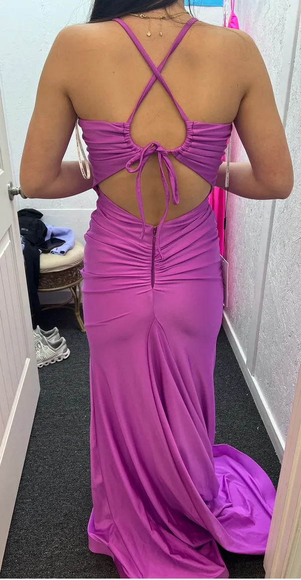 Jessica Angel Size 2 Lilac Formal/Prom Dress - Image 3