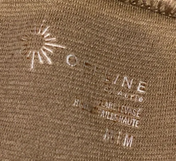 Aerie Party Favor High Waisted Flare Leggings - Image 3