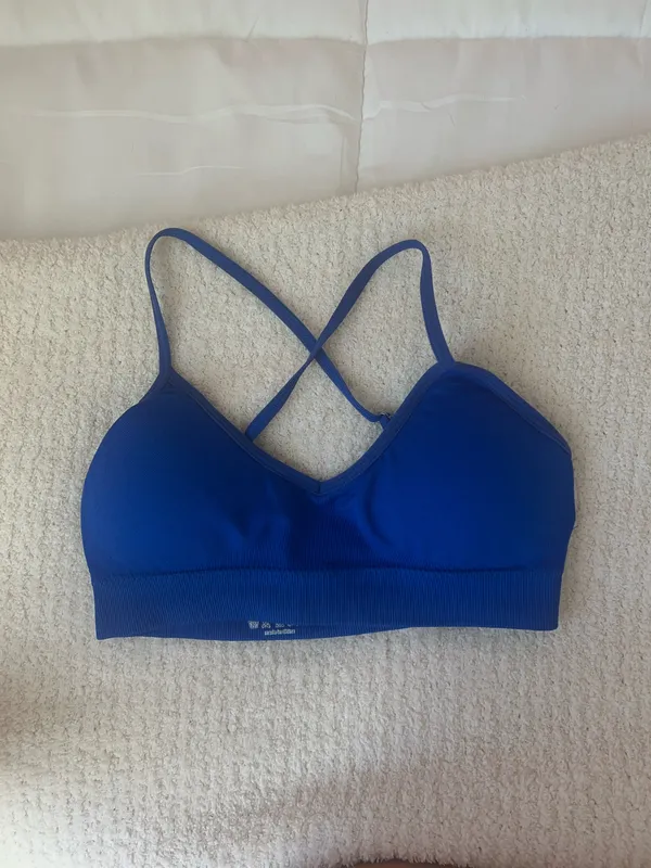 Blue Sports Bra - Image 3