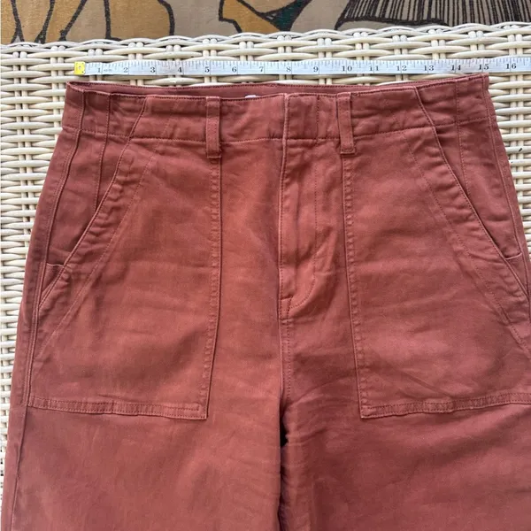 Pistola Nicole Wide Leg High Rise Spice Pants size 28 workwear classic‎ boho - Image 10