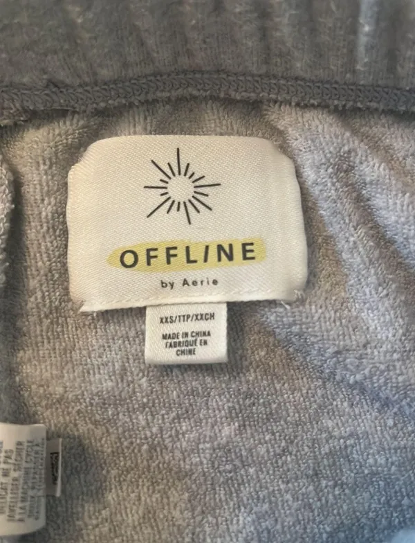 Aerie Gray Shorts XXS - Image 2