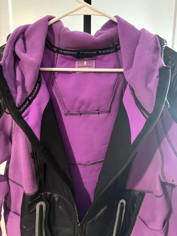 NWOT Free People Movement Go the distance fleece jacket Size XL Beautiful - Image 5