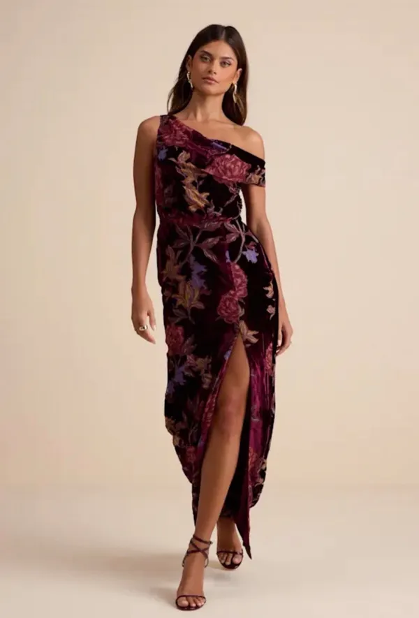 Lulus Velvet Dress - Image 4