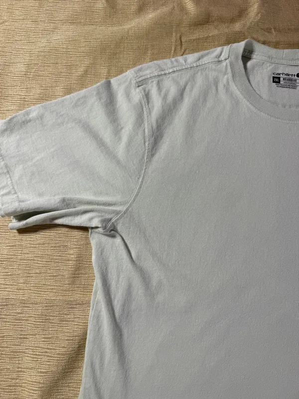 Carhartt 1889 Pocket T Shirt Men’s 2XL Relaxed Fit Green Workwear Graphic - Image 14