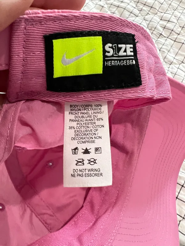 Nike Pink Hat, Sz 1 - Image 3