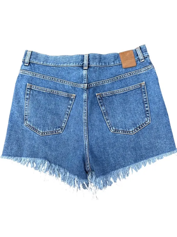 EUC Anthropologie & Other Stories Frayed Denim Shorts Size 29 - Image 6