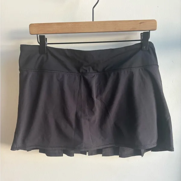 Lululemon Pace Setter black Skirt‎ 8 Athleisure workout yoga pickleball coastal - Image 2