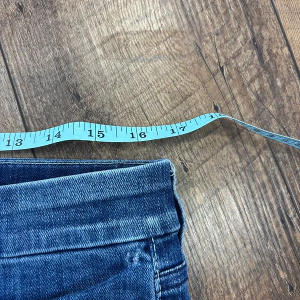 Mother Jeans The Looker Ankle Crop Zip Low Rise Skinny Jeans 31 Distressed 35x28 - Image 7