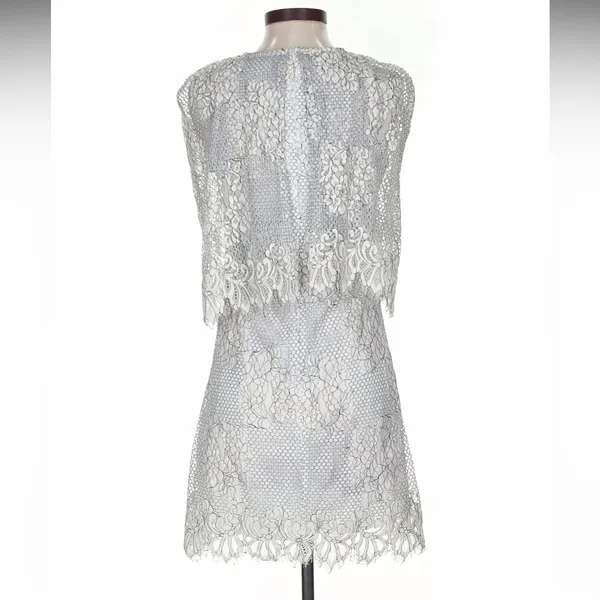 Elliatt Reflections Cape Lace‎ Mini Dress Size Small - Image 15