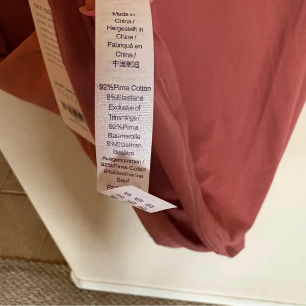 CRZ Yoga NWT flowing top size large. Dusty Rose color - Image 7