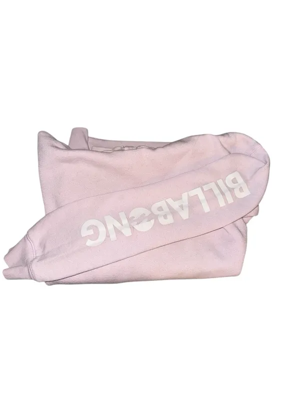 Billabong Light Pink Sleeve Logo Pullover Sweatshirt - Image 4