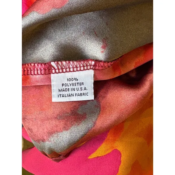 Bryn Walker M L Paola Tunic Lagenlook Oversized Top Shirt Floral Black Red - Image 7